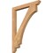 Ekena Millwork Imperial Slat Smooth Bracket, Western Red Cedar, 3 1/2"W x 36"D x 48"H BKT04X36X48IMP06SWR - alternate 1